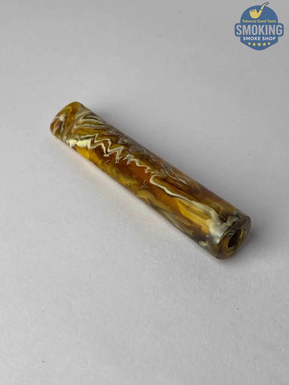 ِAmber 7MM Cigarette Holder مبسم سجاير كهرمان مقاس سيجارة كومباكت 7 ملي