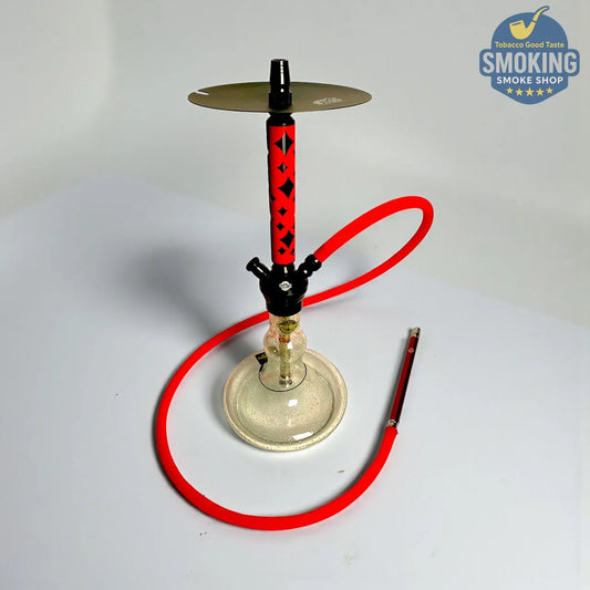 شيشة ملك الزمان اصدار احمر – طقم كامل بشنطة Malek El Zaman Hookah Set – Travel Case Edition