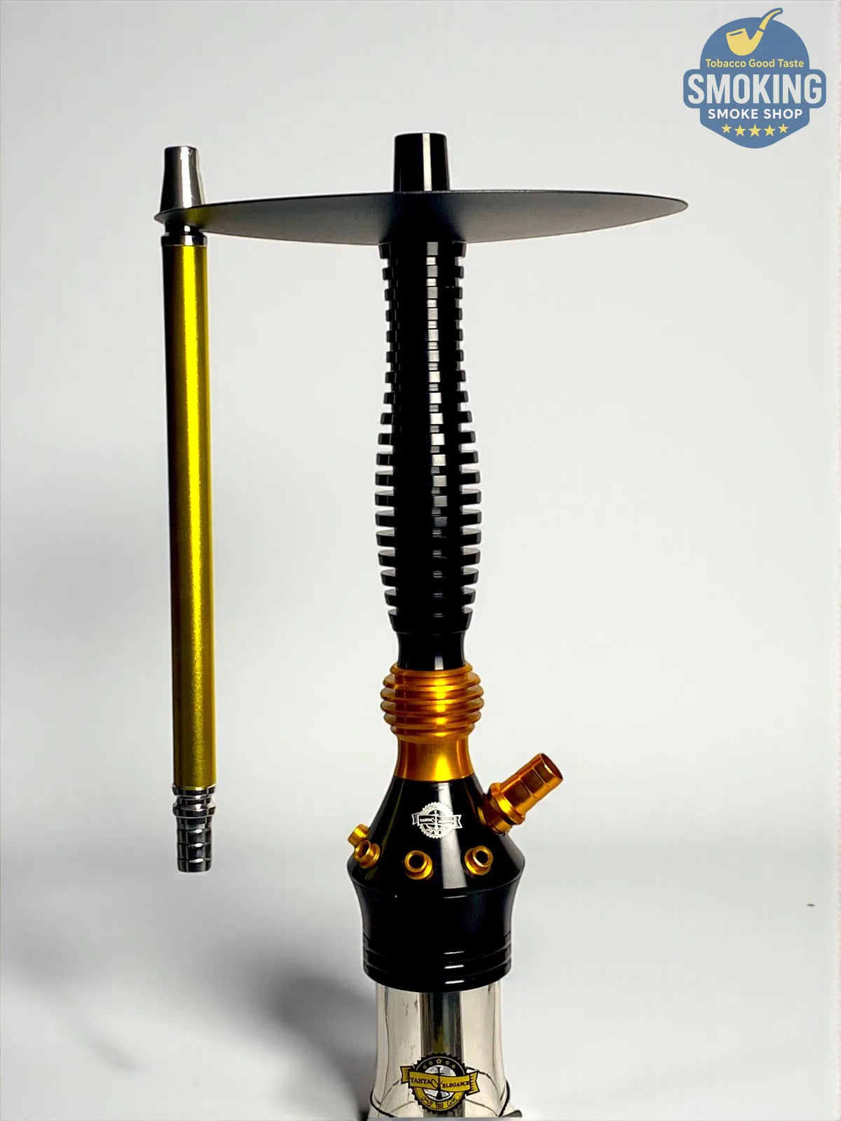 شيشة ملك الزمان اصدار اصفر – طقم كامل بشنطة Malek El Zaman Hookah Set – Travel Case Edition