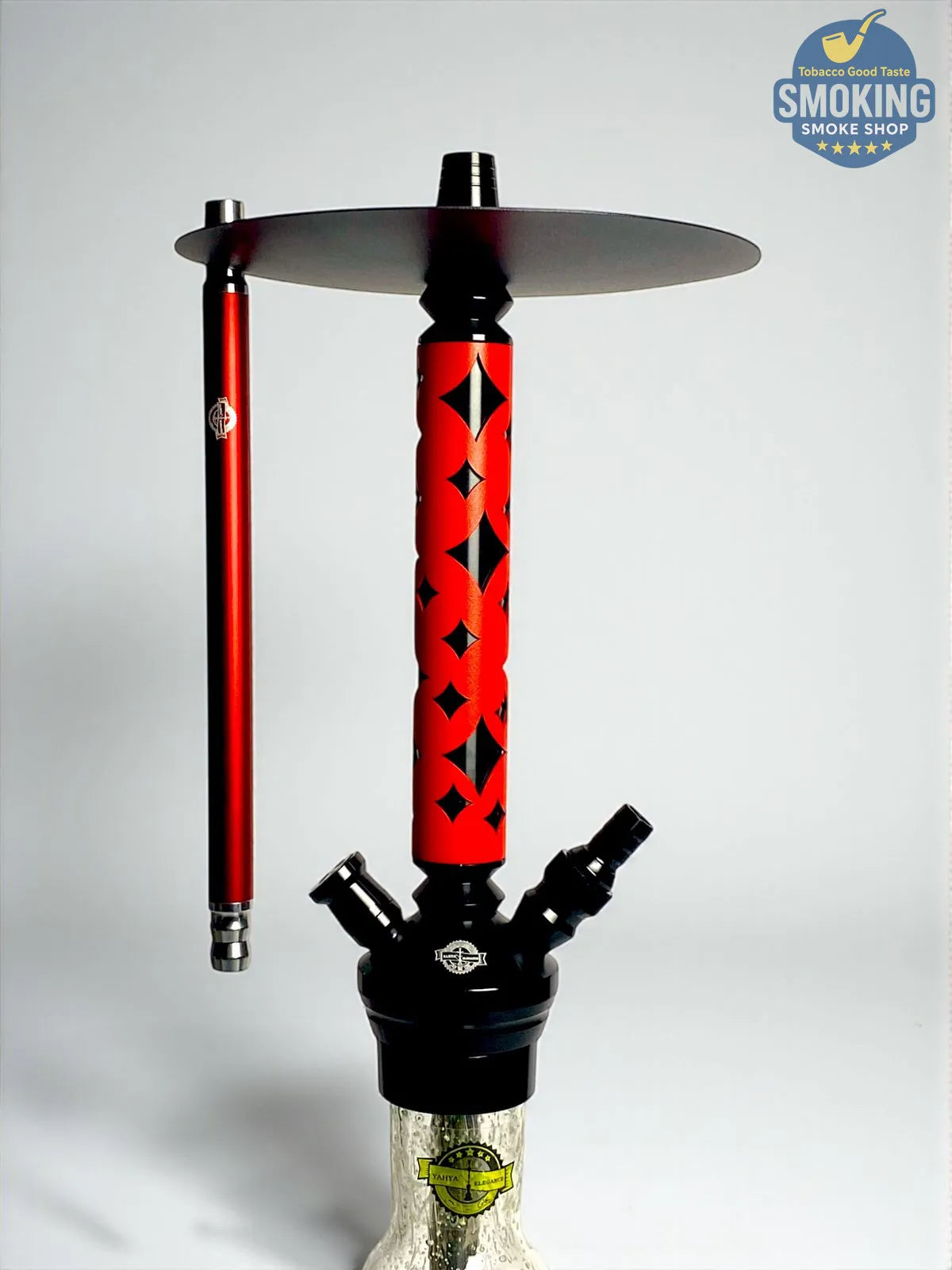 شيشة ملك الزمان اصدار احمر – طقم كامل بشنطة Malek El Zaman Hookah Set – Travel Case Edition