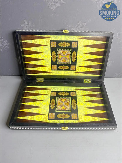 🎲  طاولة نرد خشب فاخرة اشكال فرعونية وارابيسك مصري متنوع  — Backgammon Wooden Board