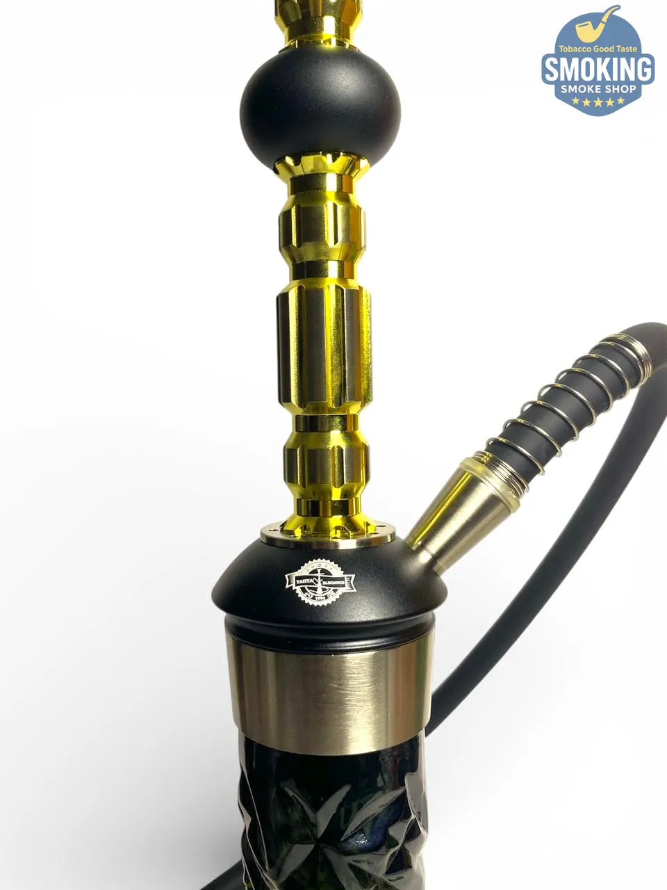 Yehia Elegance black & gold Diamond 64 CM Shisha يحيي اليجانس  شيشة دايموند 64 سم لونين مختلفين