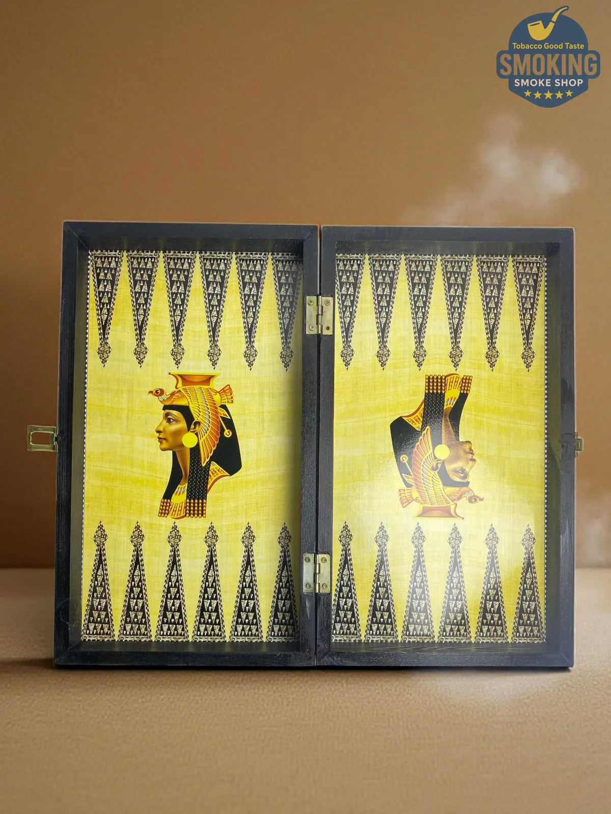 🎲  طاولة نرد خشب فاخرة اشكال فرعونية وارابيسك مصري متنوع  — Backgammon Wooden Board