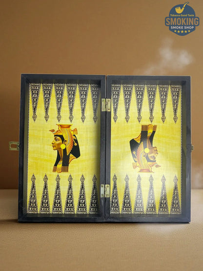 🎲  طاولة نرد خشب فاخرة اشكال فرعونية وارابيسك مصري متنوع  — Backgammon Wooden Board