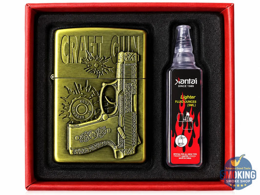 🔥 ولاعة زيبو نحاسية مفردة — Single zippo Lighter Set